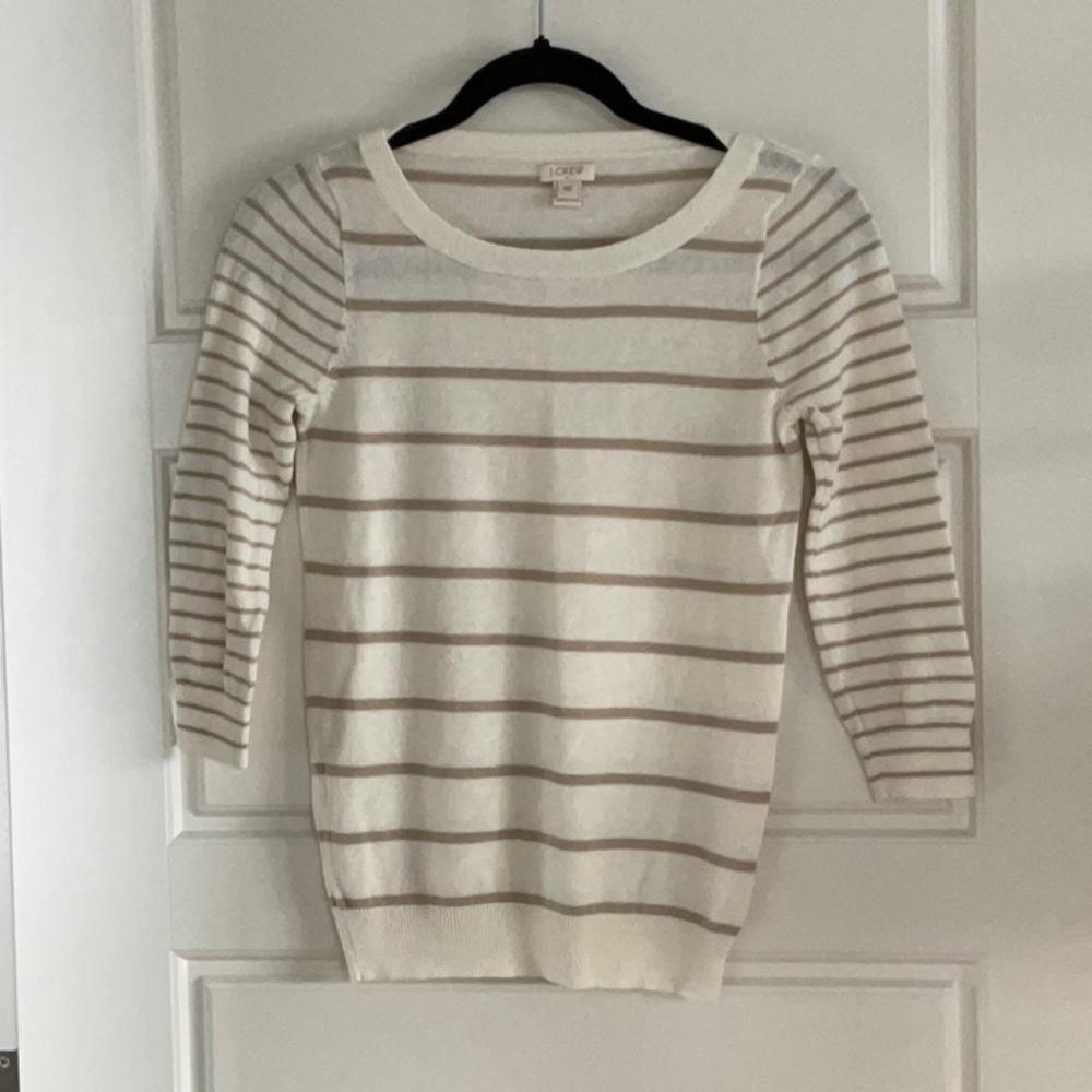 Striped Spring Sweater J Crew Facrory XS